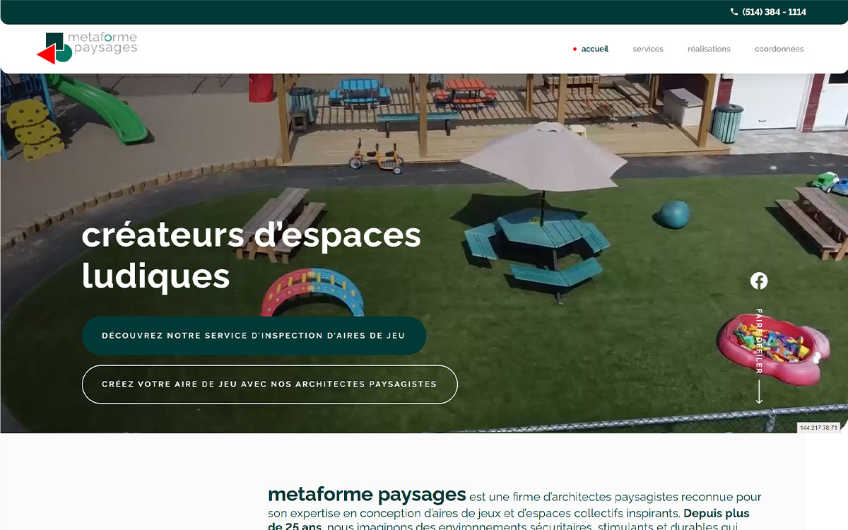 Architectes paysagistes | Metaforme Paysages
